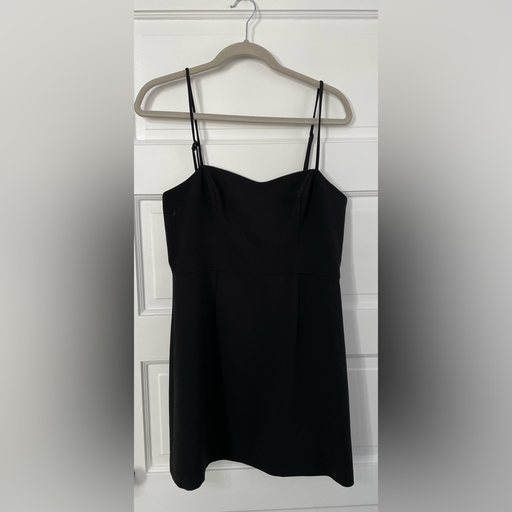 Black mini dress